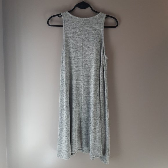 Gap New! Grey Sleeveless Tank A-line Jersey Dress Size Medium Petite - Picture 5 of 10